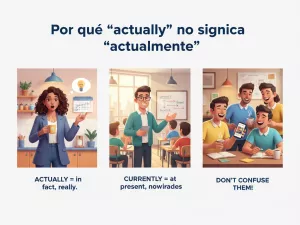 Por qué “actually” no significa “actualmente”