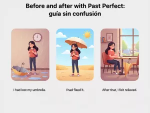 Before y after con Past Perfect: guía sin confusión