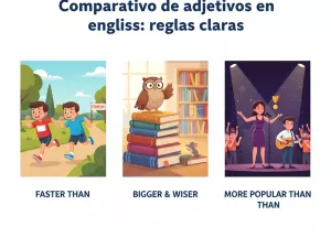 Comparativo de adjetivos en inglés: reglas claras