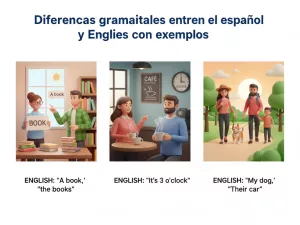 Diferencias gramaticales entre el español y el inglés con ejemplos