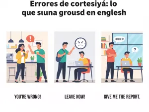 Errores de cortesía: lo que suena grosero en inglés