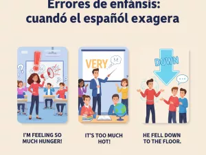 Errores de énfasis: cuándo el español exagera