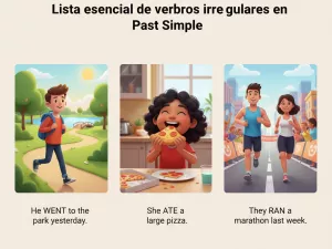 Lista esencial de verbos irregulares en Past Simple