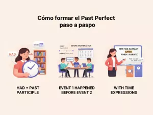 Cómo formar el Past Perfect paso a paso