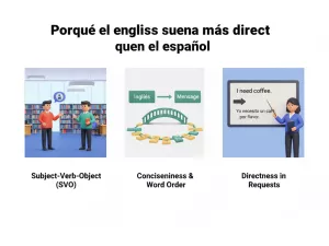 Por qué el inglés suena más directo que el español