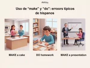 Uso de “make” y “do”: errores típicos de hispanos
