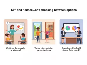 “Or” y “either…or”: elegir entre opciones
