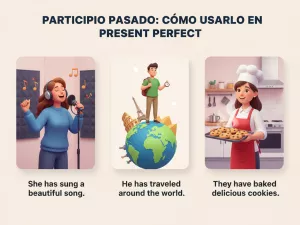 Participio pasado: cómo usarlo en Present Perfect
