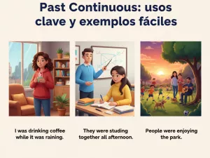 Past Continuous: usos clave y ejemplos fáciles
