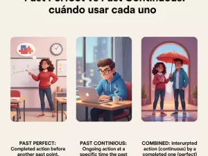 Past Perfect vs Past Continuous: cuándo usar cada uno