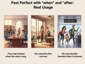 Past Perfect con “when” y “after”: uso real