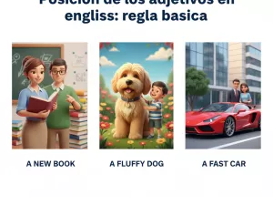 Posición de los adjetivos en inglés: regla básica