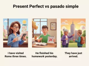 Present Perfect vs pasado simple en español