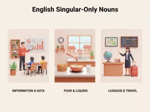 Sustantivos que solo van en singular en inglés