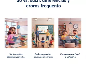 So vs such: diferencias y errores frecuentes