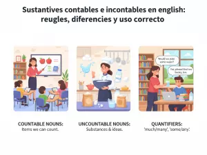 Sustantivos contables e incontables en inglés: reglas, diferencias y uso correcto