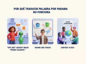 Por qué traducir palabra por palabra no funciona