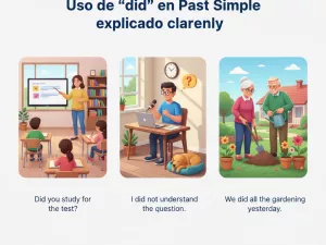 Uso de “did” en Past Simple explicado claramente