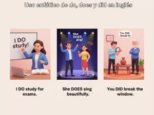 Uso enfático de do, does y did en inglés