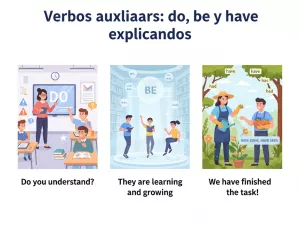 Verbos auxiliares: do, be y have explicados