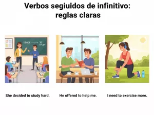 Verbos seguidos de infinitivo: reglas claras