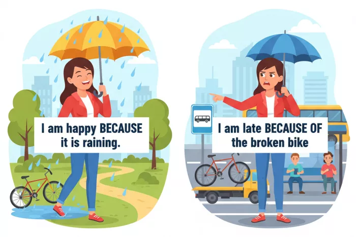 Because vs so: causa y consecuencia en inglés