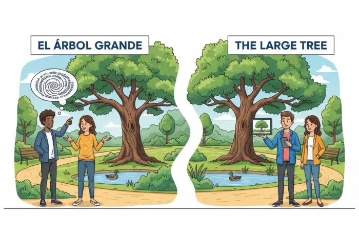 Orden SVO en inglés vs español, ejemplos