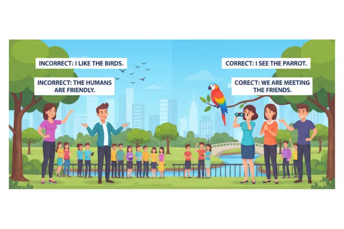 Errores de artículos en inglés: the, a, an