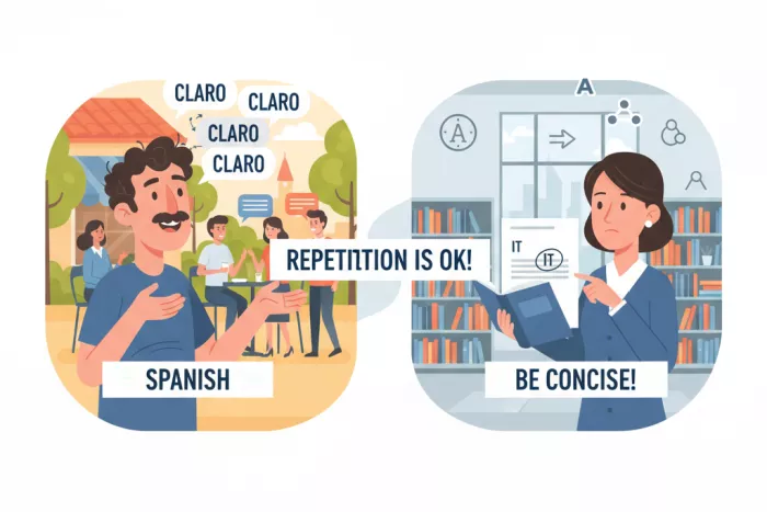 Evitar repeticiones en inglés: variación léxica y pronominal