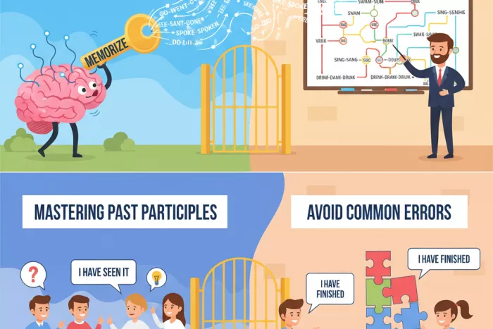Participios irregulares esenciales para present perfect