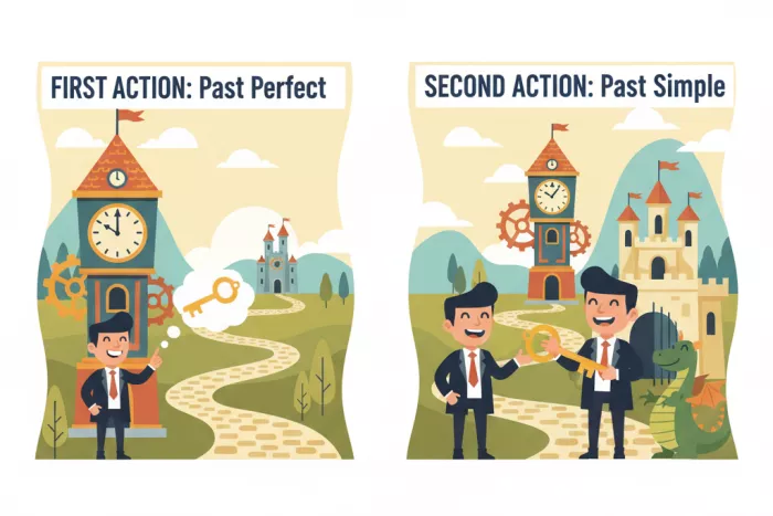 Past Perfect: acción anterior en pasado