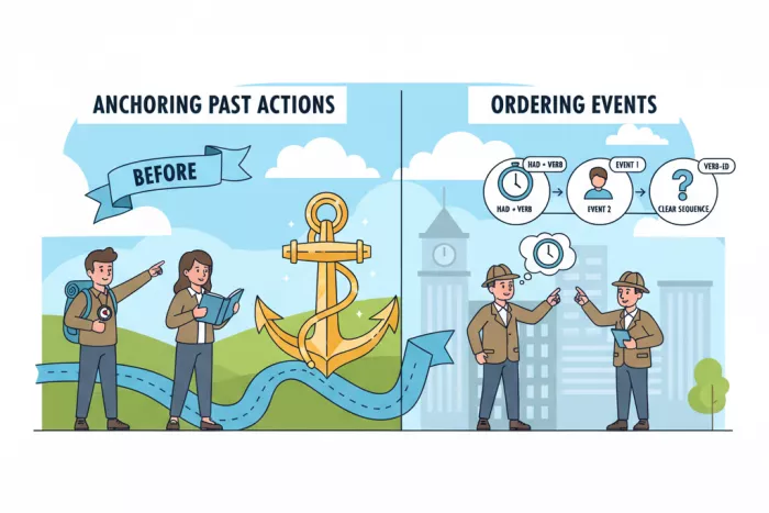 Uso del Past Perfect para ordenar acciones pasadas