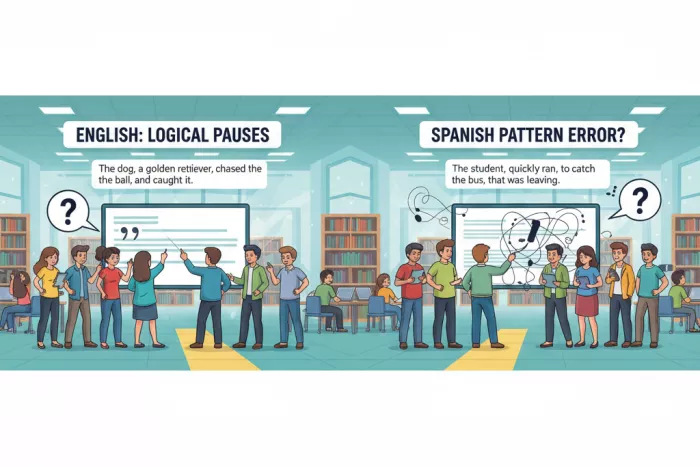 Uso de la coma en inglés para hispanohablantes