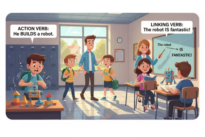 Verbos copulativos en inglés: be, seem, become