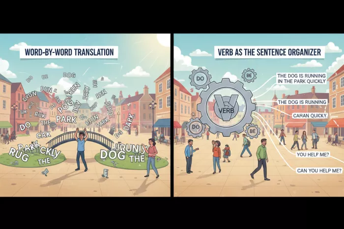 Función y uso de verbos en inglés