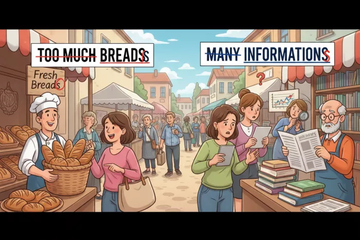Plural y contables: diferencias inglés-español, errores frecuentes