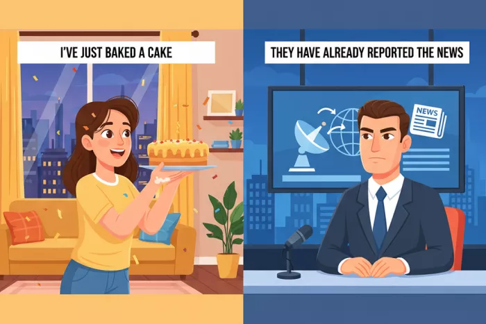 Present Perfect acciones recientes: ejemplos en contexto
