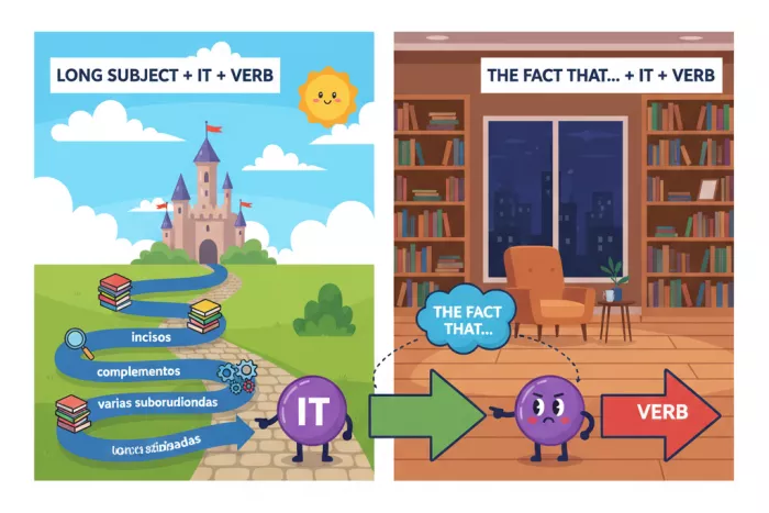 Repetición del sujeto con pronombres en inglés