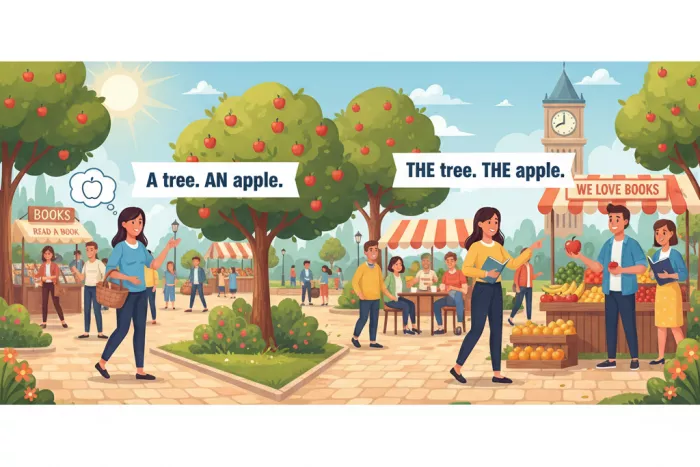 Artículos a, an y the: contables e incontables