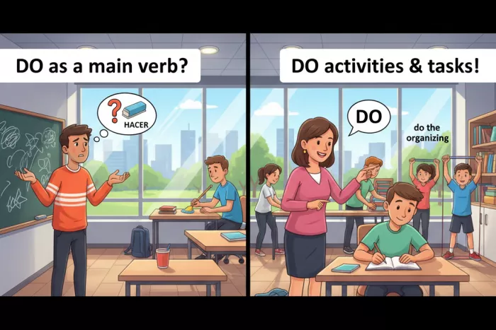 Uso del verbo do: tareas, actividades y significado propio