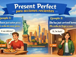 Present Perfect para acciones recientes