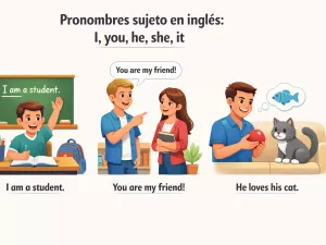 Pronombres sujeto en inglés y uso obligatorio