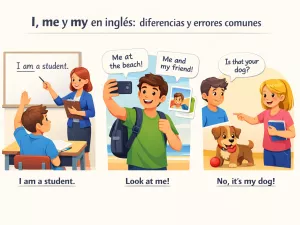 I, me y my en inglés: diferencias y errores comunes