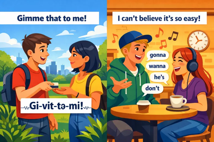 orden de pronombres en inglés hablado