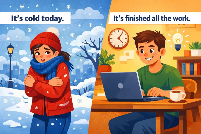 Diferencia entre its e it’s en inglés