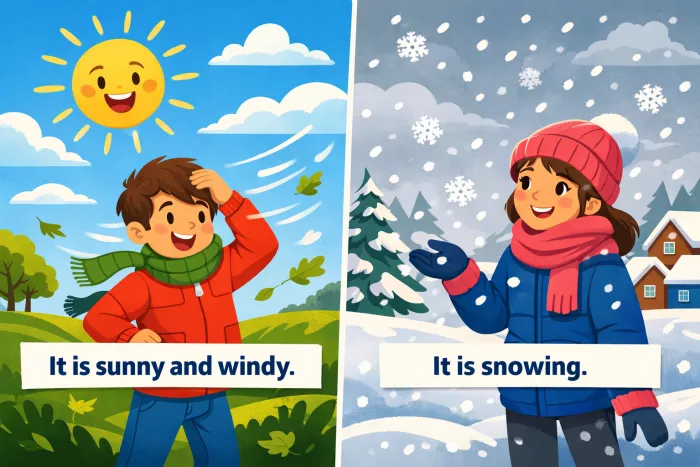 Uso de it en clima, hora y distancia