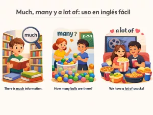 Uso de much, many y a lot of