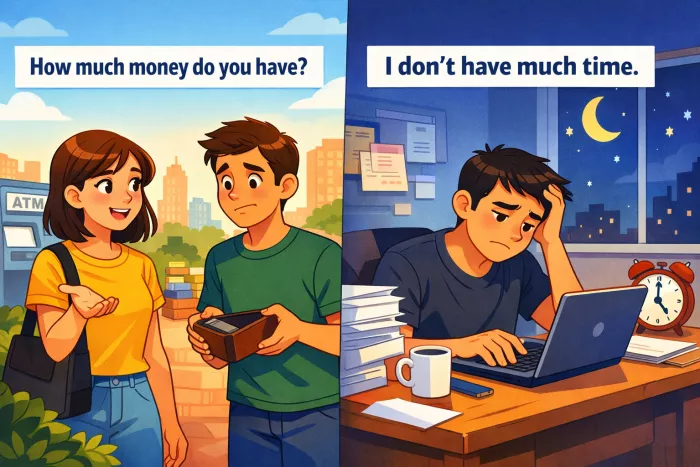 Uso de much en inglés