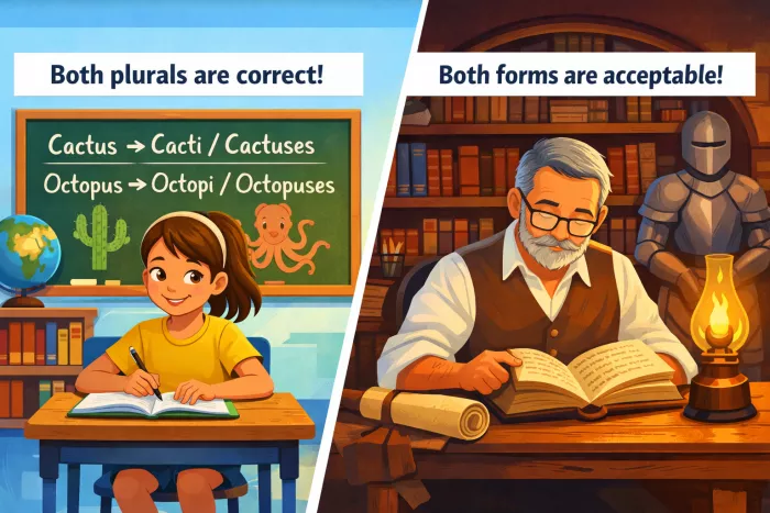 Plural en inglés con -y, -f y -fe