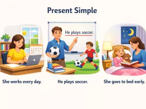 Present Simple en instrucciones y normas en inglés